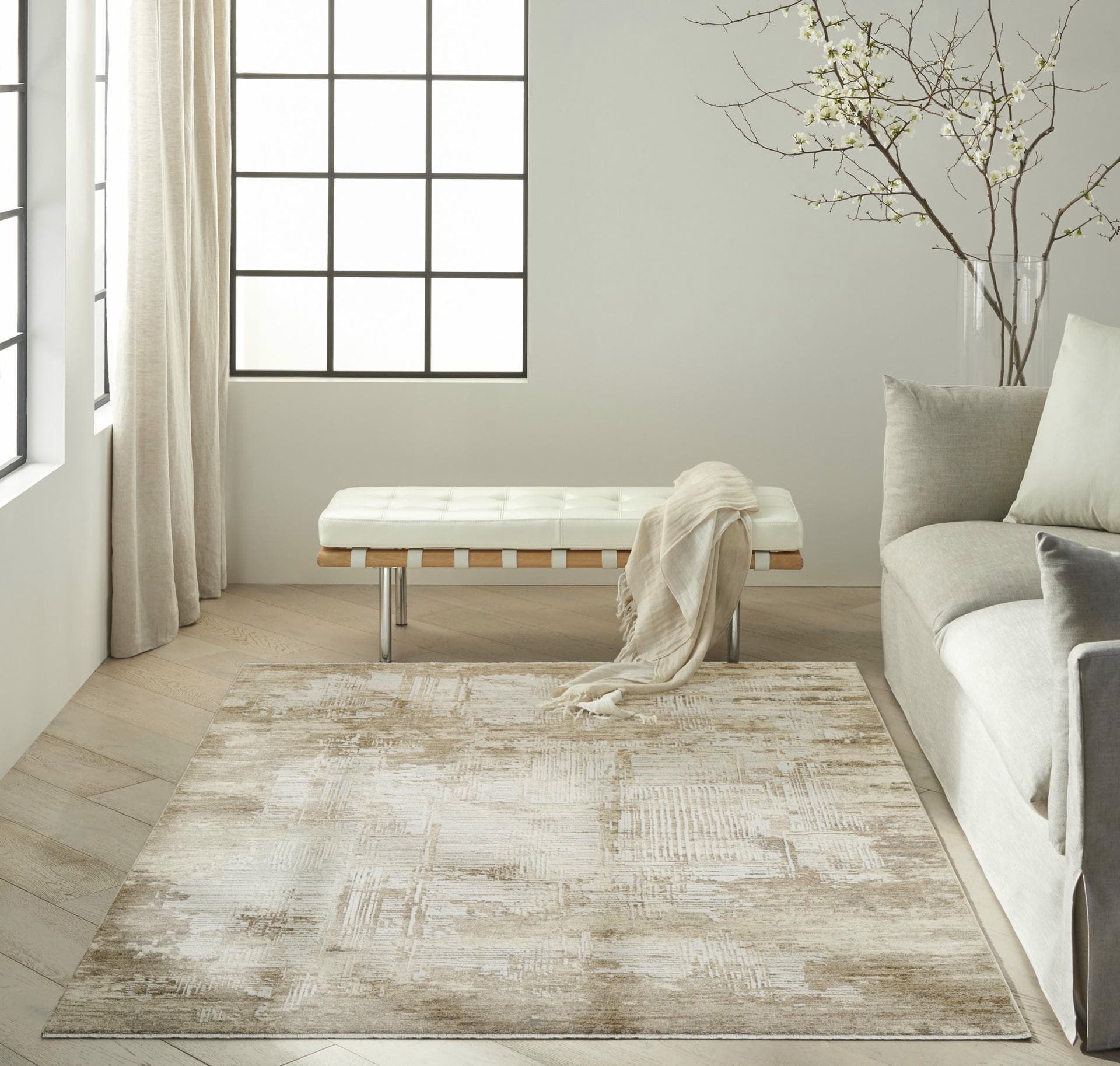 CK078 SUMMIT - SUM02 - Mocha Ivory rug, photo 8