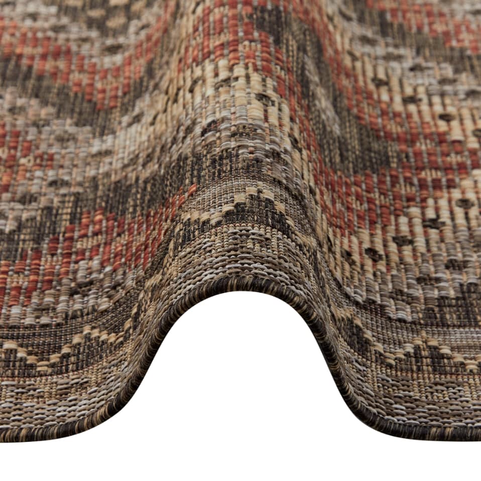 SUMAC (Indoor/Outdoor) - SUM101 - Brown Rust rug, photo 3
