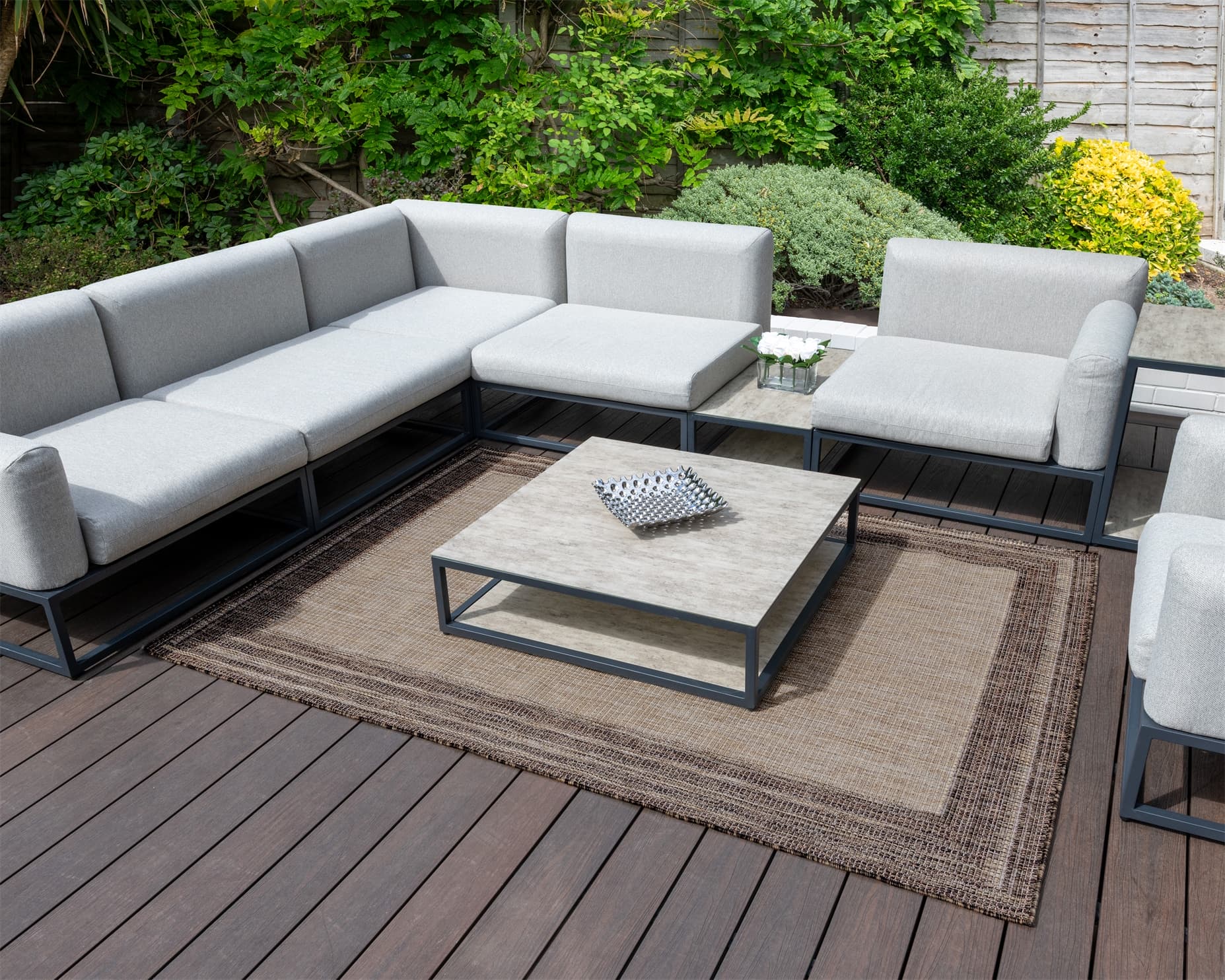 SUMAC (Indoor/Outdoor) - SUM102 - Beige Brown rug, photo 6