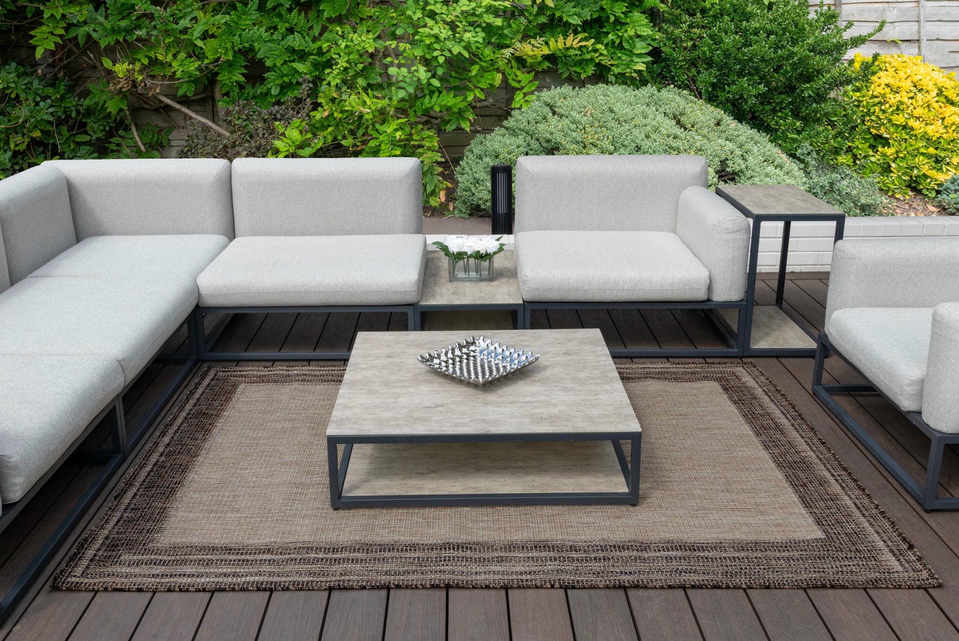 SUMAC (Indoor/Outdoor) - SUM102 - Beige Brown rug, photo 7