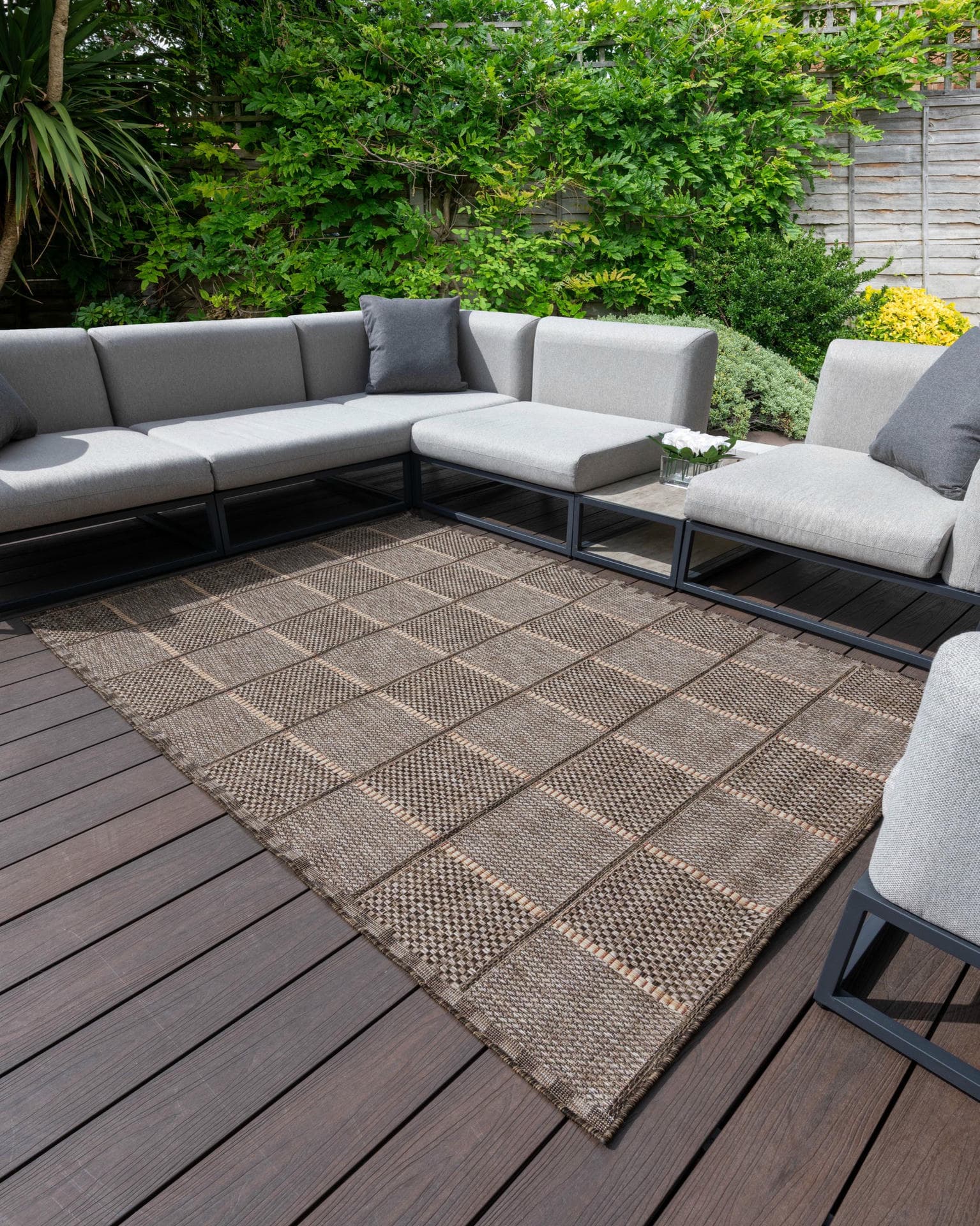SUMAC (Indoor/Outdoor) - SUM104 - Mocha rug, photo 6