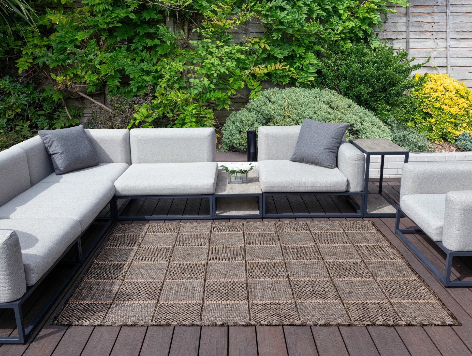 SUMAC (Indoor/Outdoor) - SUM104 - Mocha rug, photo 7