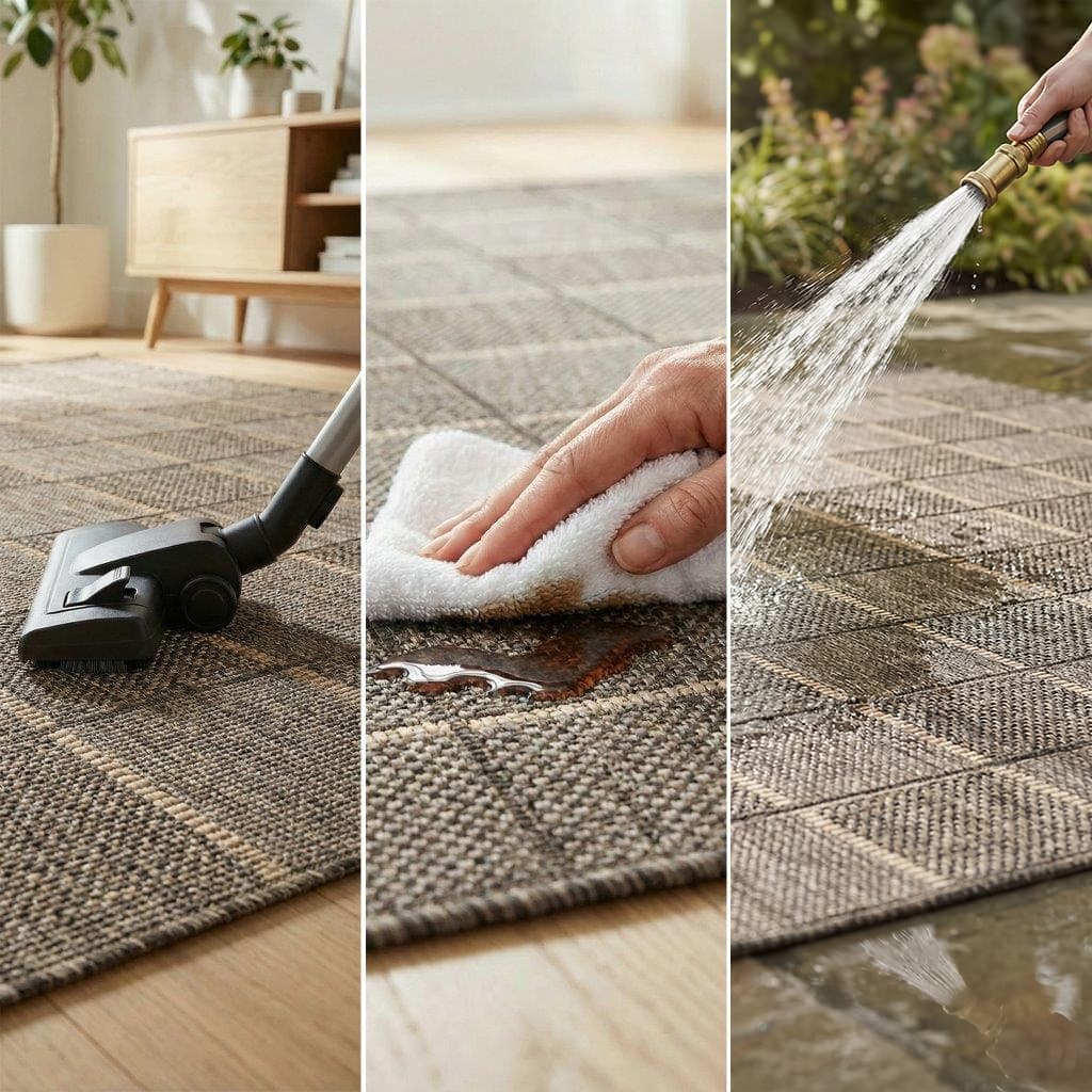 SUMAC (Indoor/Outdoor) - SUM104 - Mocha rug, photo 9