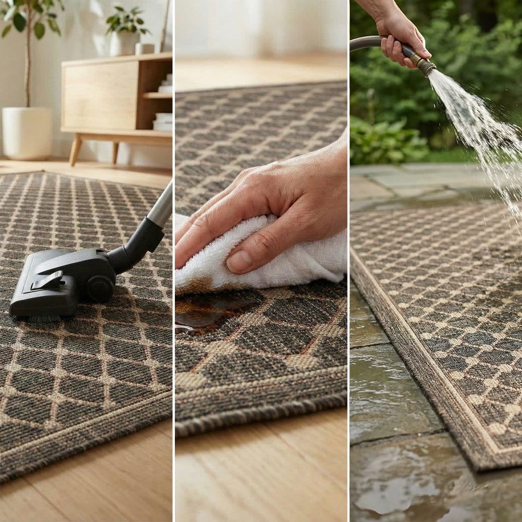 SUMAC (Indoor/Outdoor) - SUM105 - Brown rug, photo 8