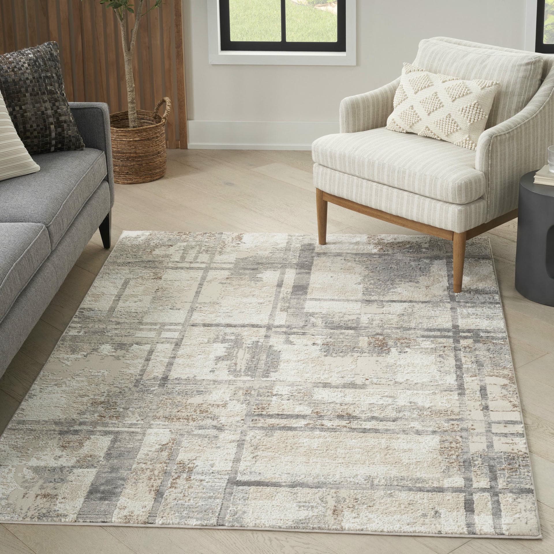 SUSTAINABLE TRENDS - SUT02 - Ivory Multicolour rug, photo 8