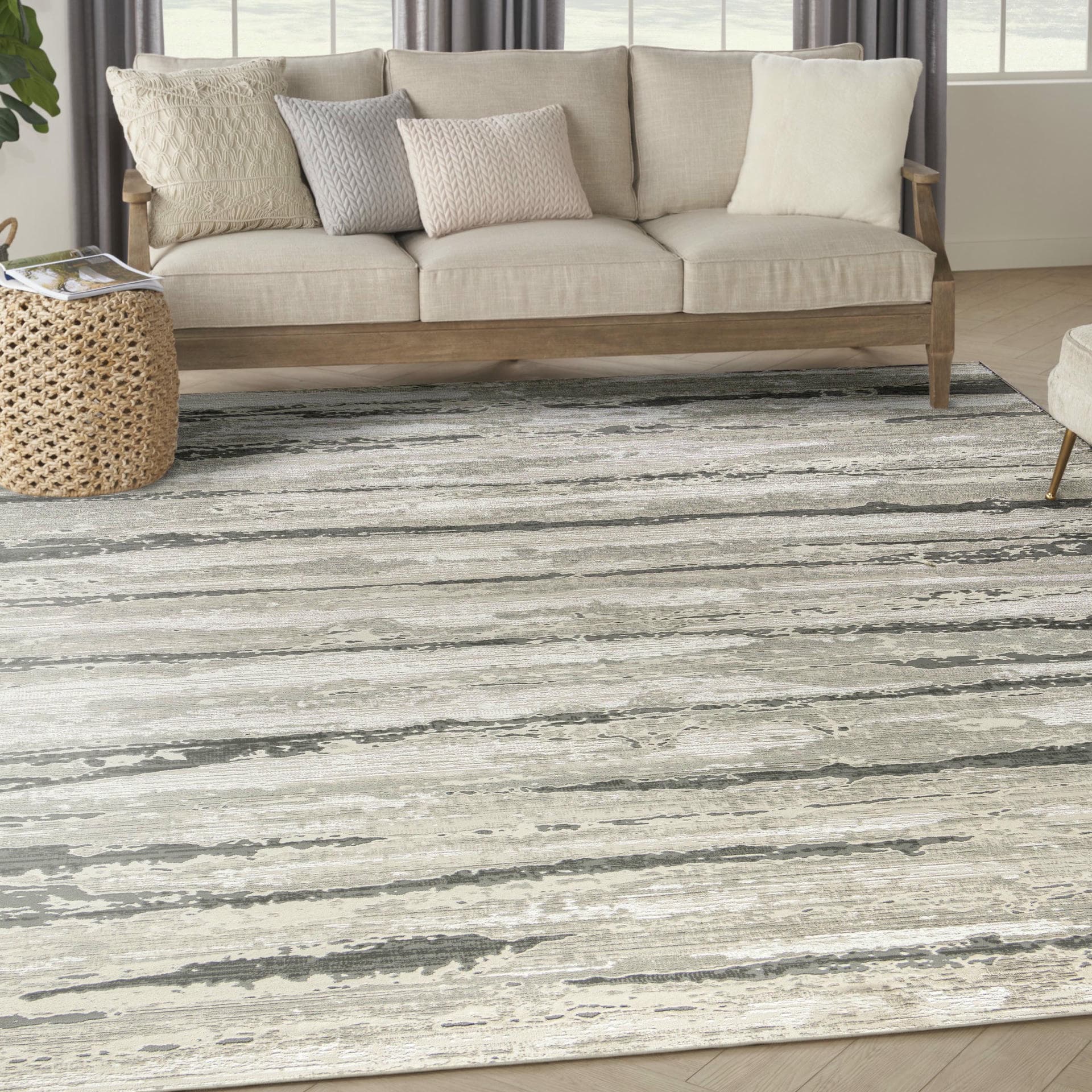 SUSTAINABLE TRENDS - SUT03 - Ivory Multicolour rug, photo 5