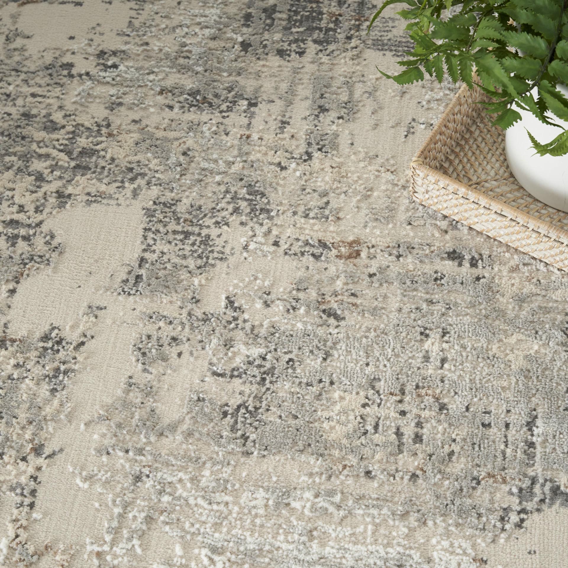 SUSTAINABLE TRENDS - SUT04 - Beige Grey rug, photo 9