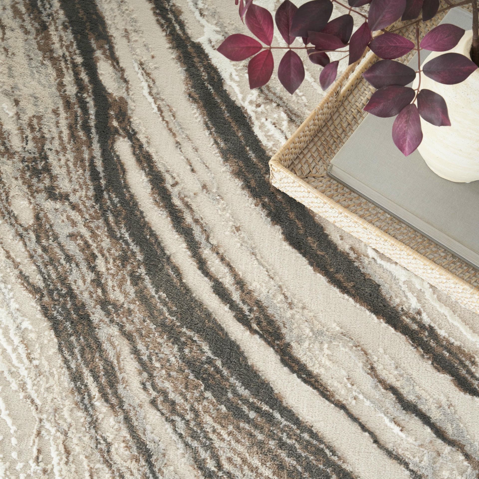 SUSTAINABLE TRENDS - SUT05 - Beige Grey rug, photo 9