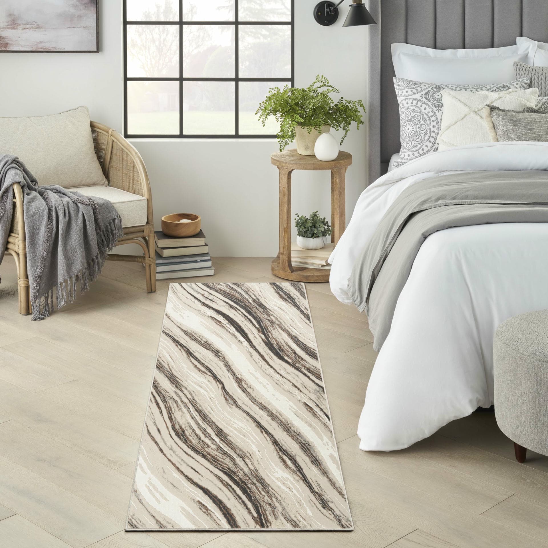 SUSTAINABLE TRENDS - SUT05 - Beige Grey rug, photo 11