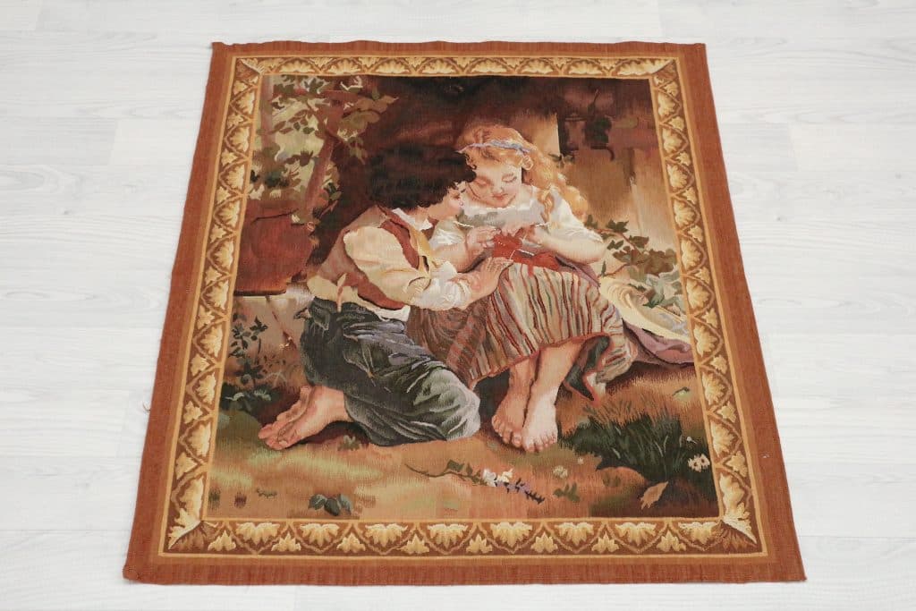 Chinese Tapestry Needlepoint Rug Wall Hanging TAP003000 94 x 77